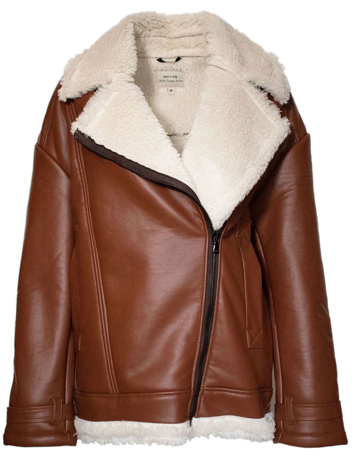 Blouson aviateur oversize homme - Doublé Sherpa recyclé - Image 5