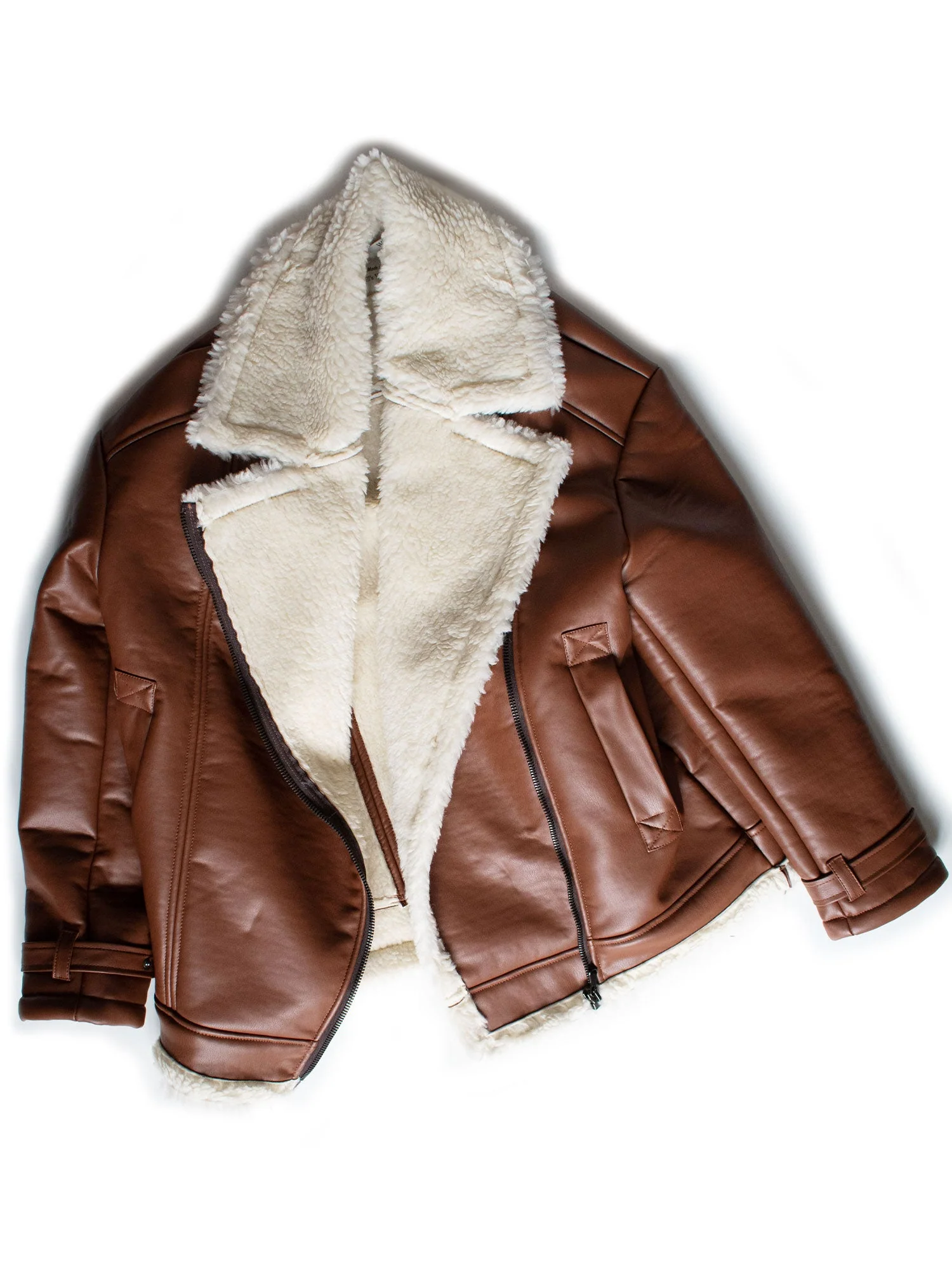 Blouson aviateur oversize homme - Doublé Sherpa recyclé - Image 6