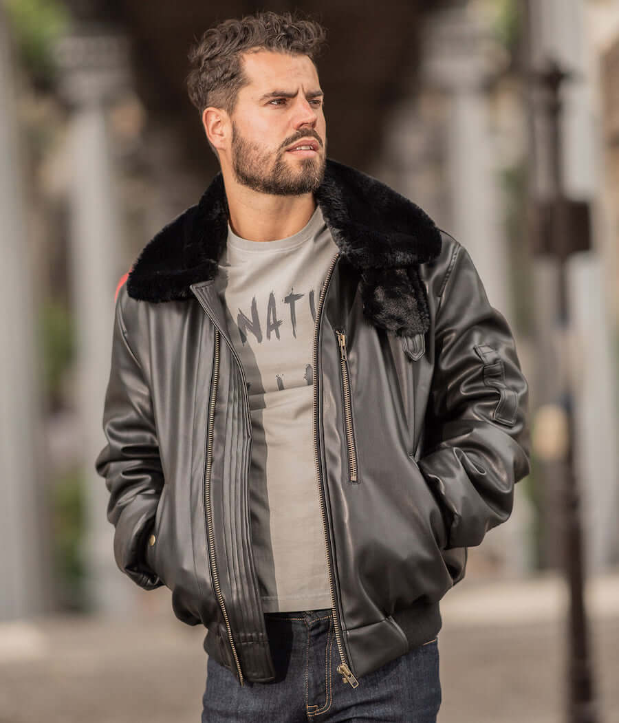 Blouson Aviateur Roland homme noir