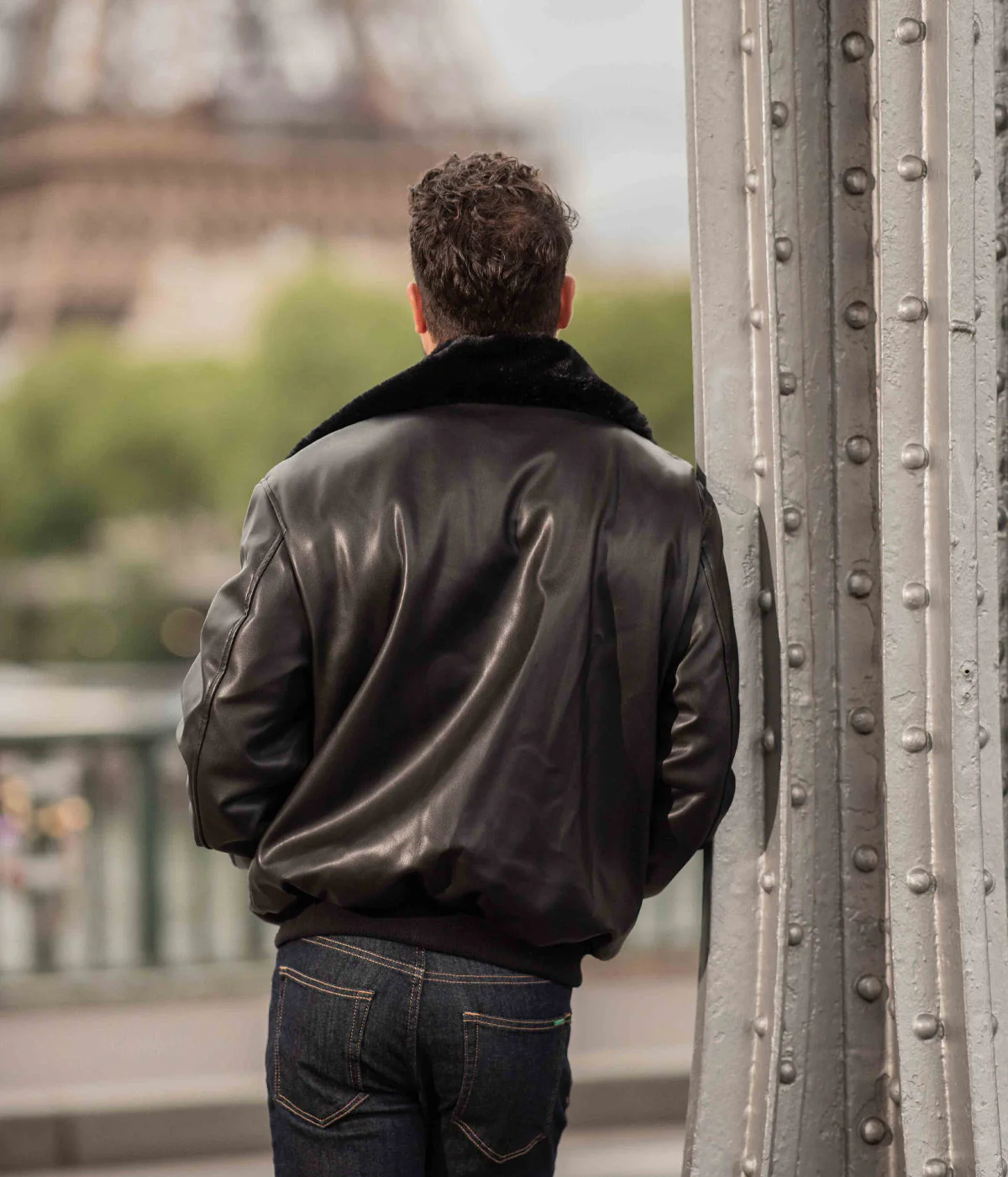 Blouson Aviateur Roland homme noir - Image 4
