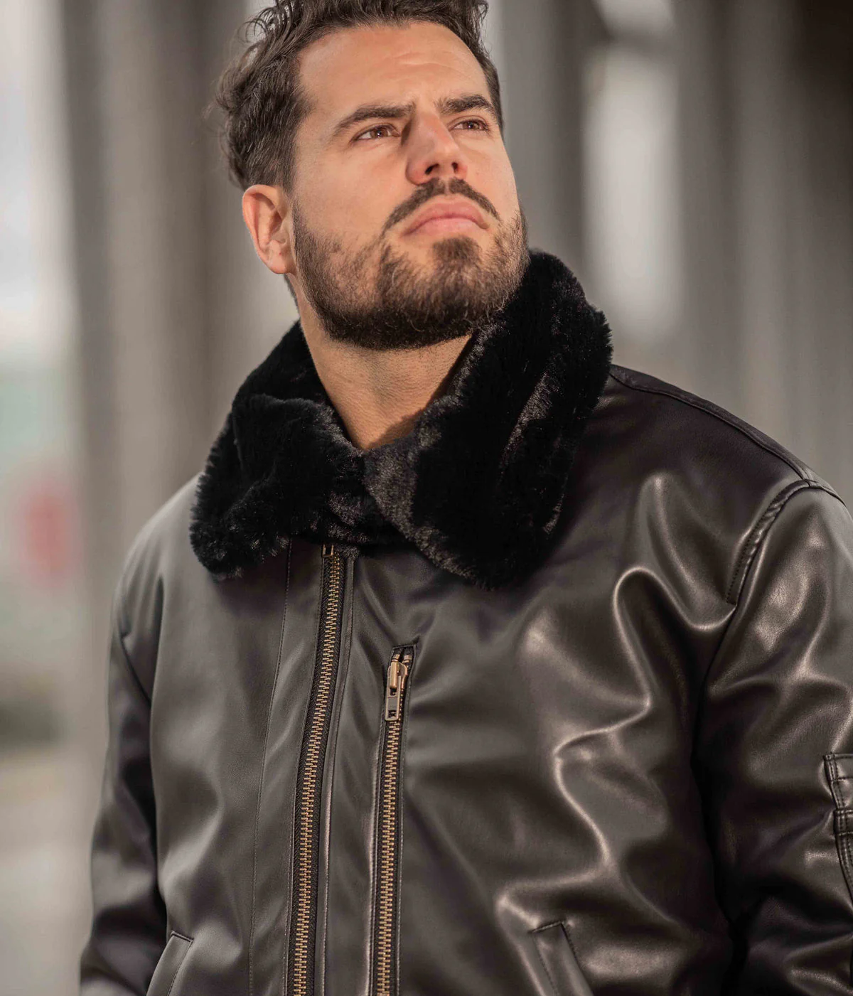 Blouson Aviateur Roland homme noir - Image 7