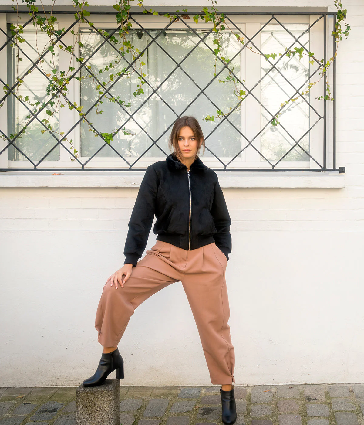 Blouson femme Vickie noir - Fourré - Image 5