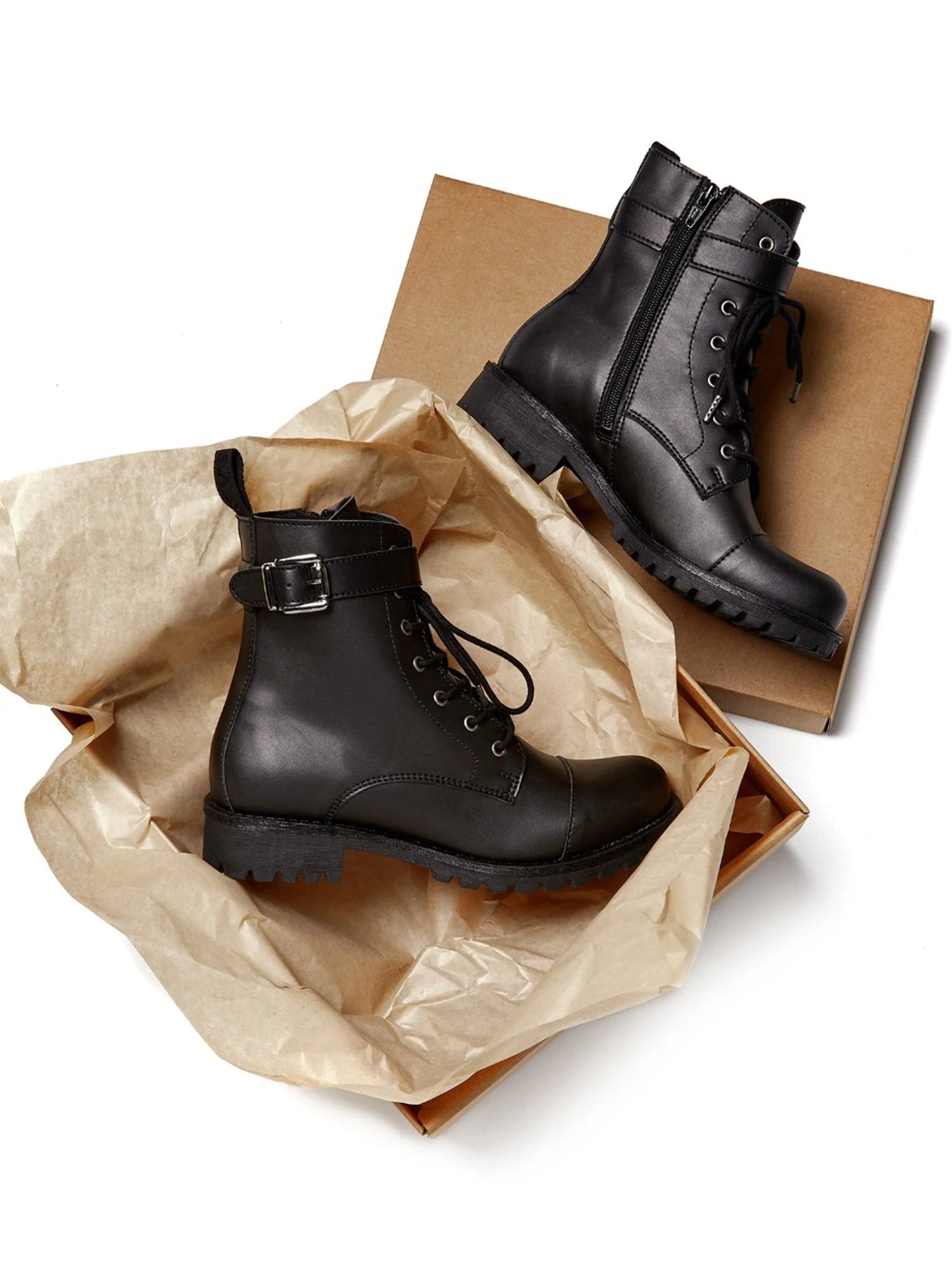Buckled Work Boots - Image 6