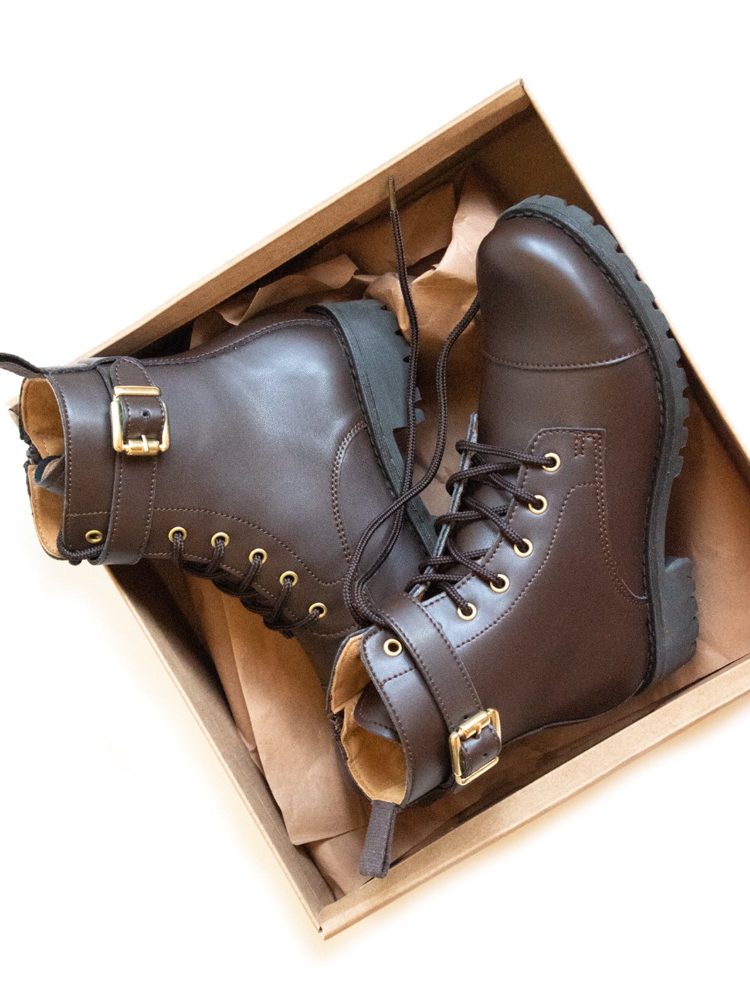 Buckled Work Boots - Image 9