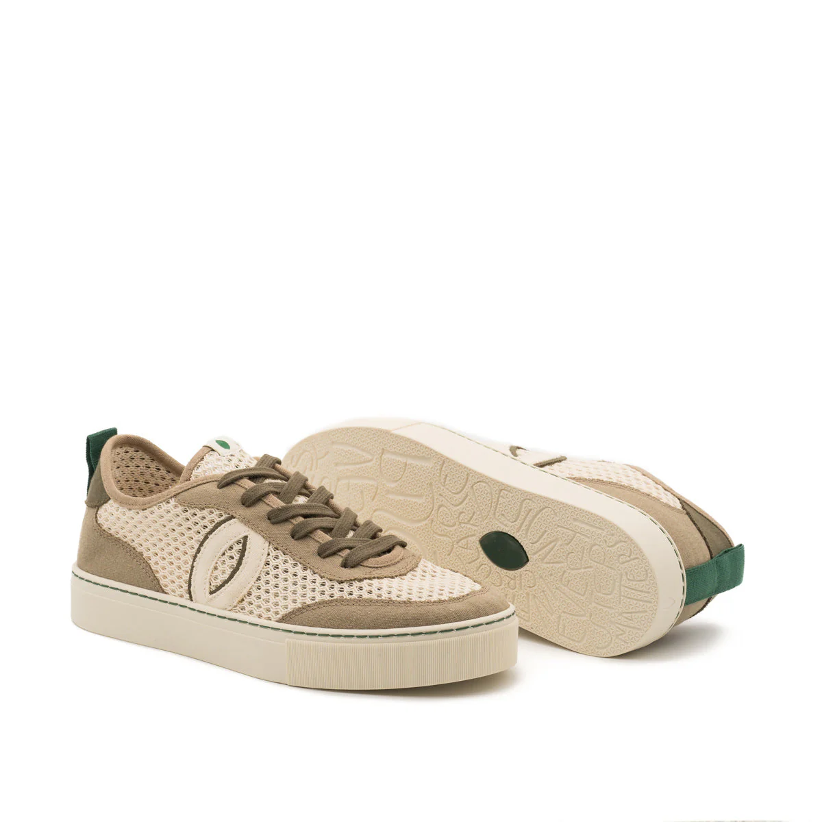 Brigitte mesh white-taupe BRI012 - Image 2