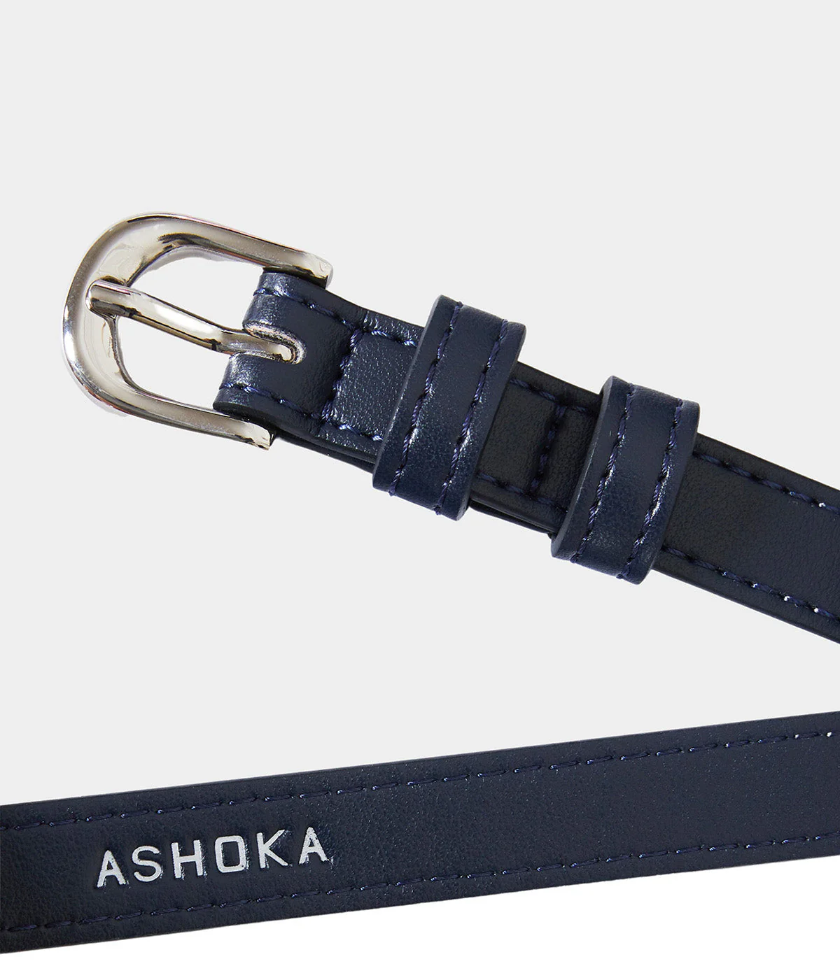 Ceinture femme Apple Skin bleu marine - Image 3