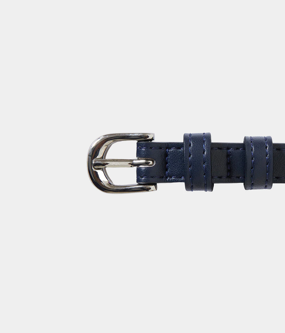 Ceinture femme Apple Skin bleu marine - Image 4