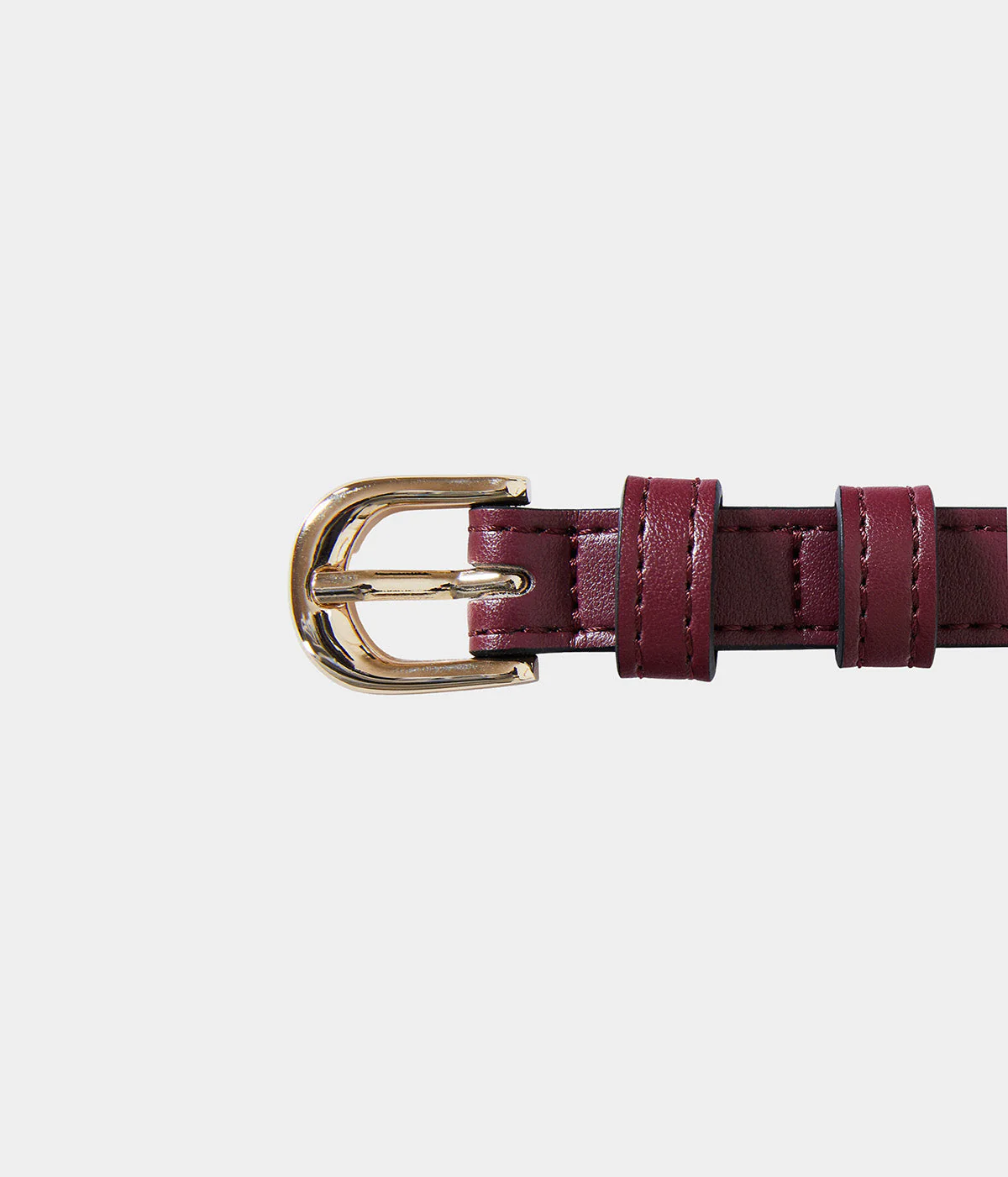 Ceinture femme Apple Skin bordeaux - Image 5