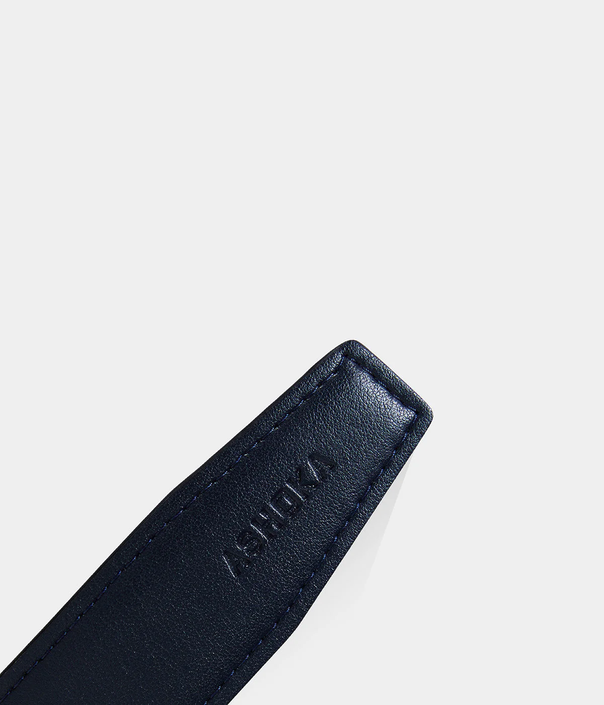 Ceinture homme réversible Apple Skin marine & bordeaux - Image 6