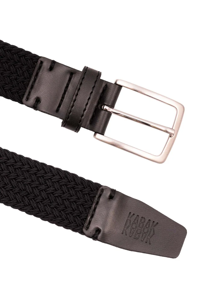 Ceinture Tissée Noire - Image 4