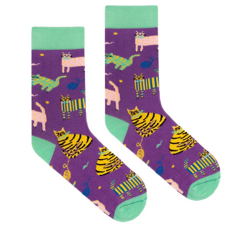Chaussettes chat