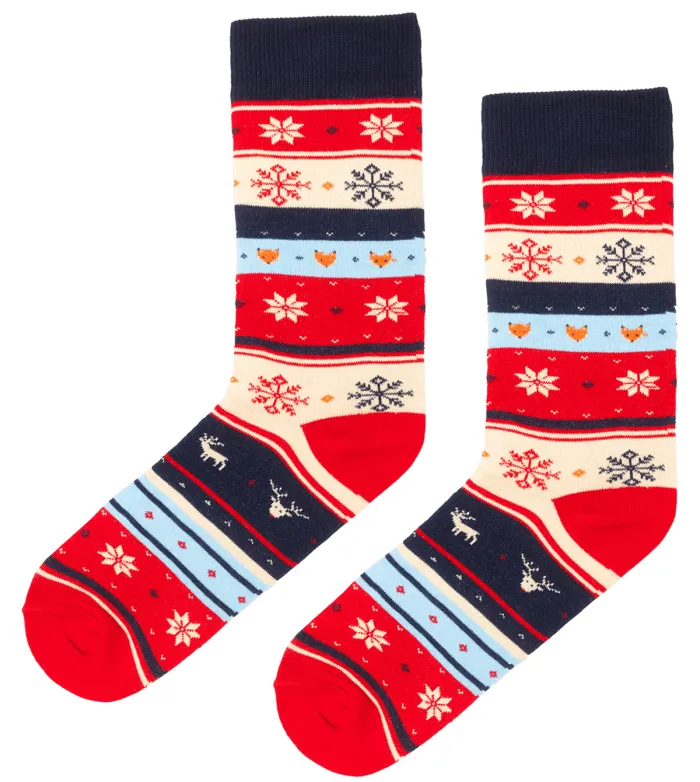 Chaussettes Motifs Flocons - Image 3