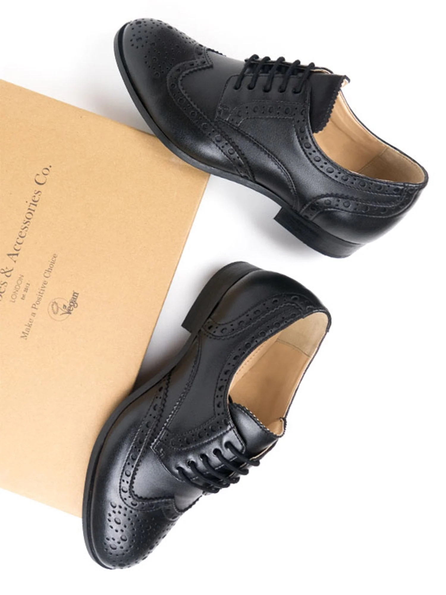 City Wingtip Brogue Oxfords - Image 7