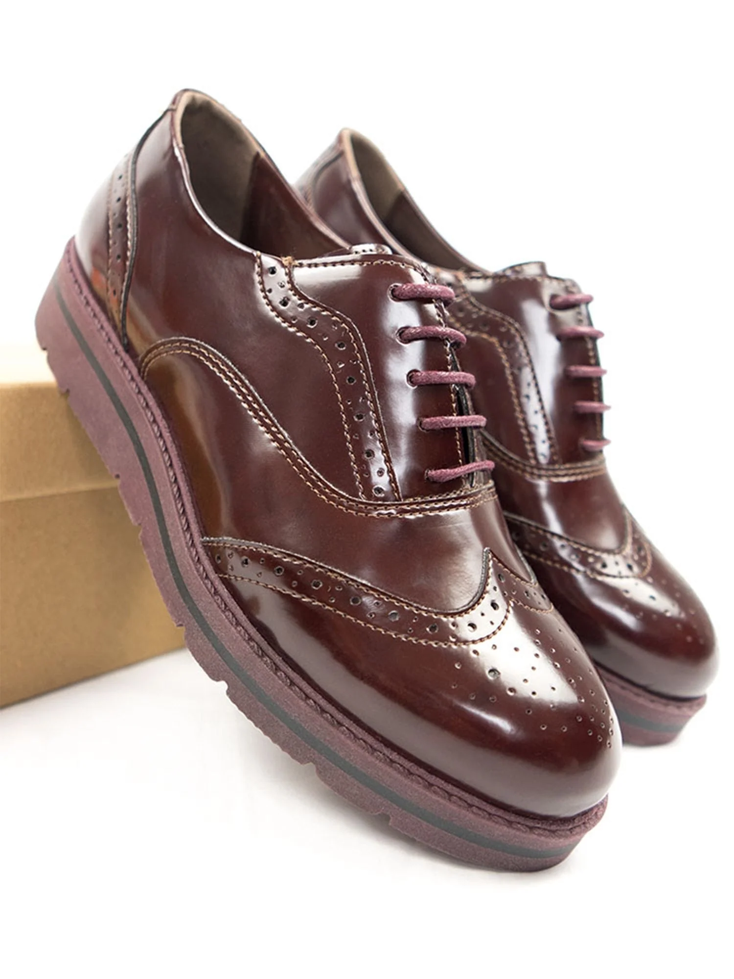 Derbies Flatform Brogues - Image 14