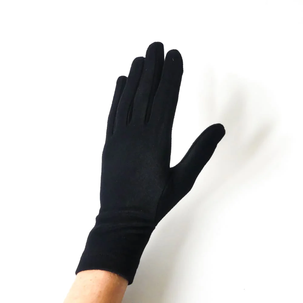 Gants noirs femme - Image 3