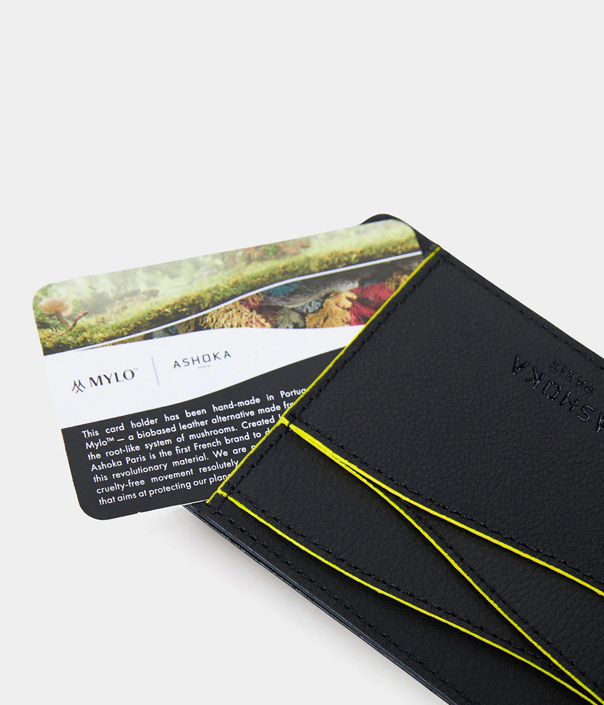Grand porte-cartes en champignon Mylo™️ jaune - Image 6