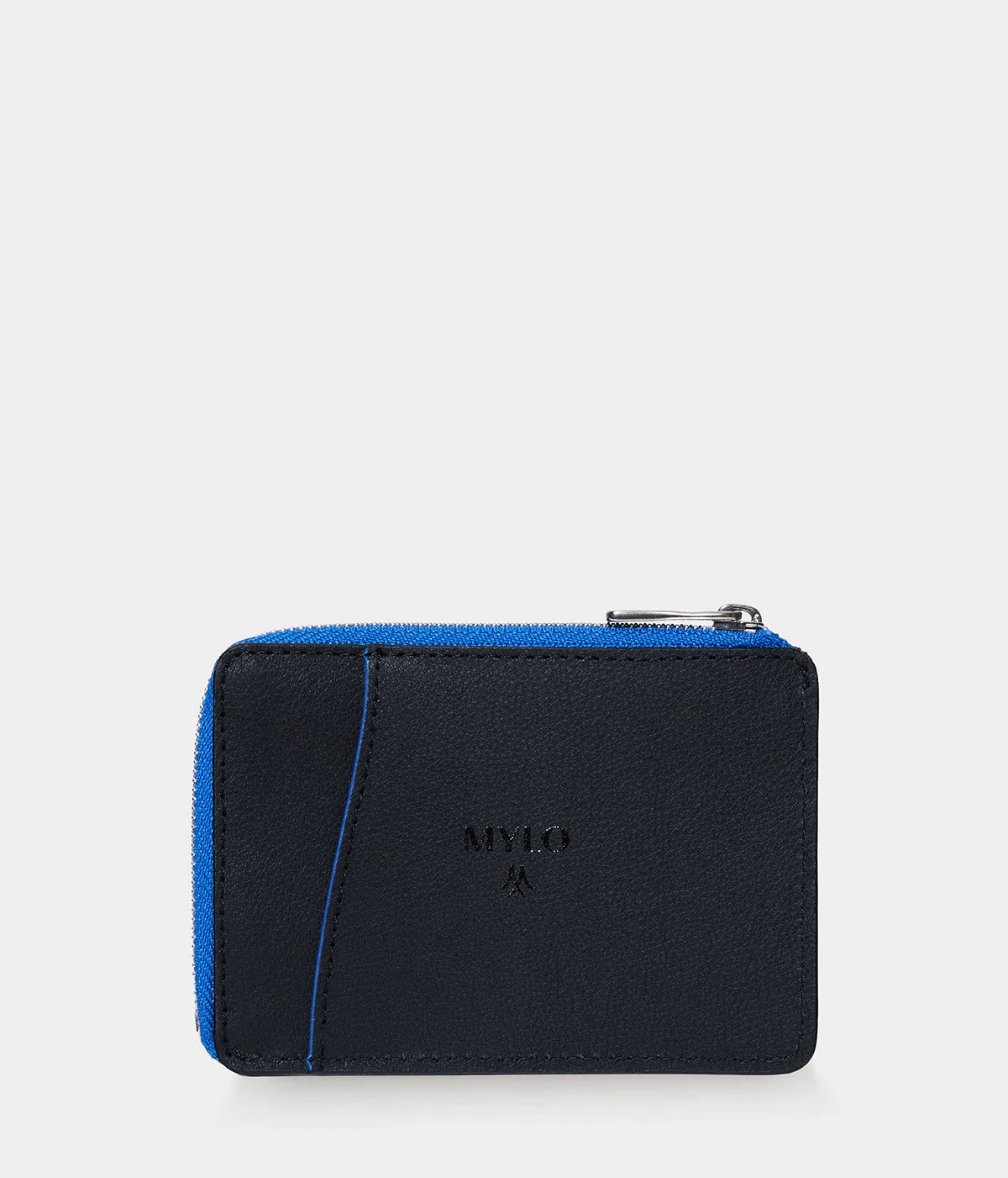 Grand porte-cartes en champignon zippé Mylo™️ bleu - Image 4