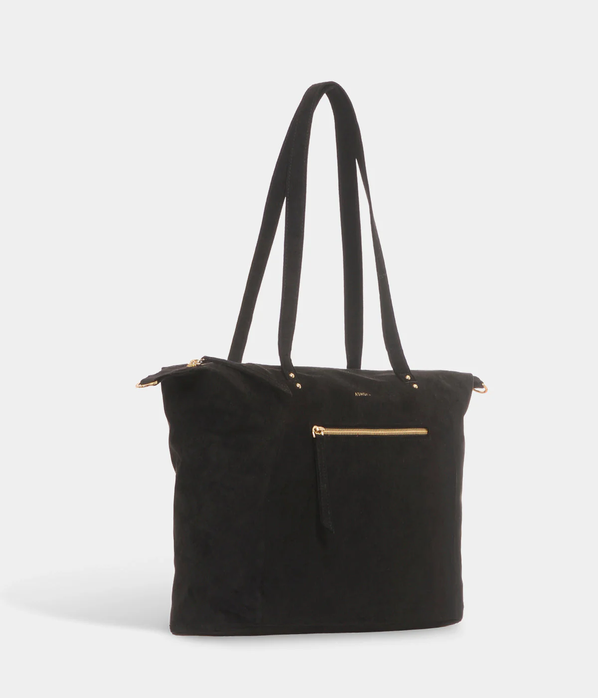 Sac cabas Mia noir simili daim recyclé - Image 4