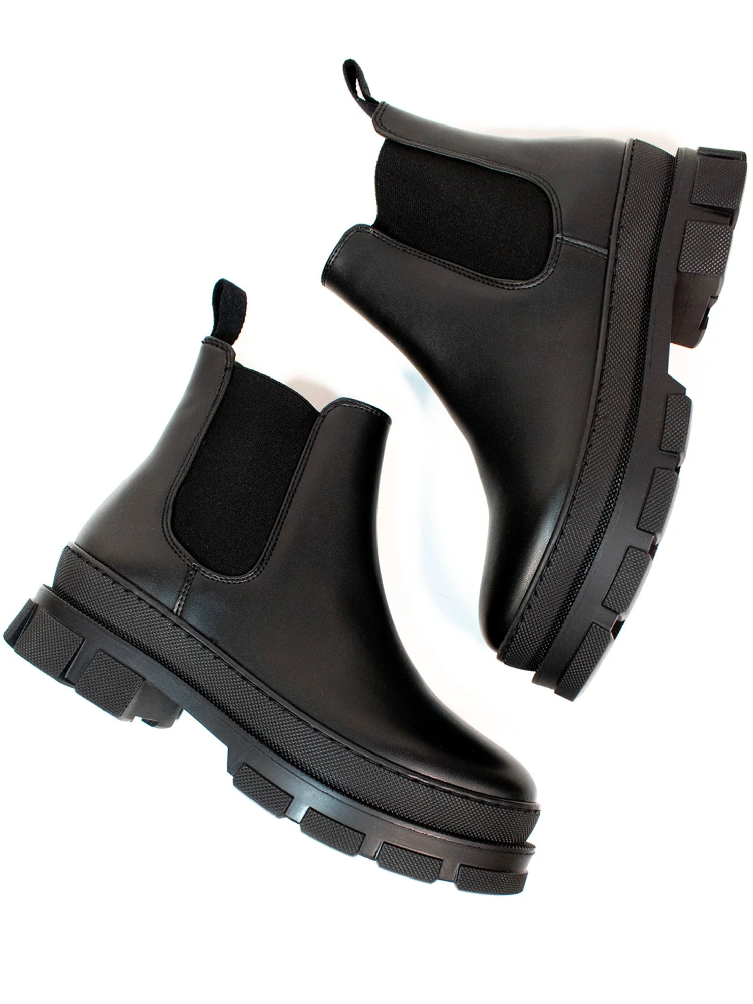 Luxe Track Sole Chelsea Boots - Image 2