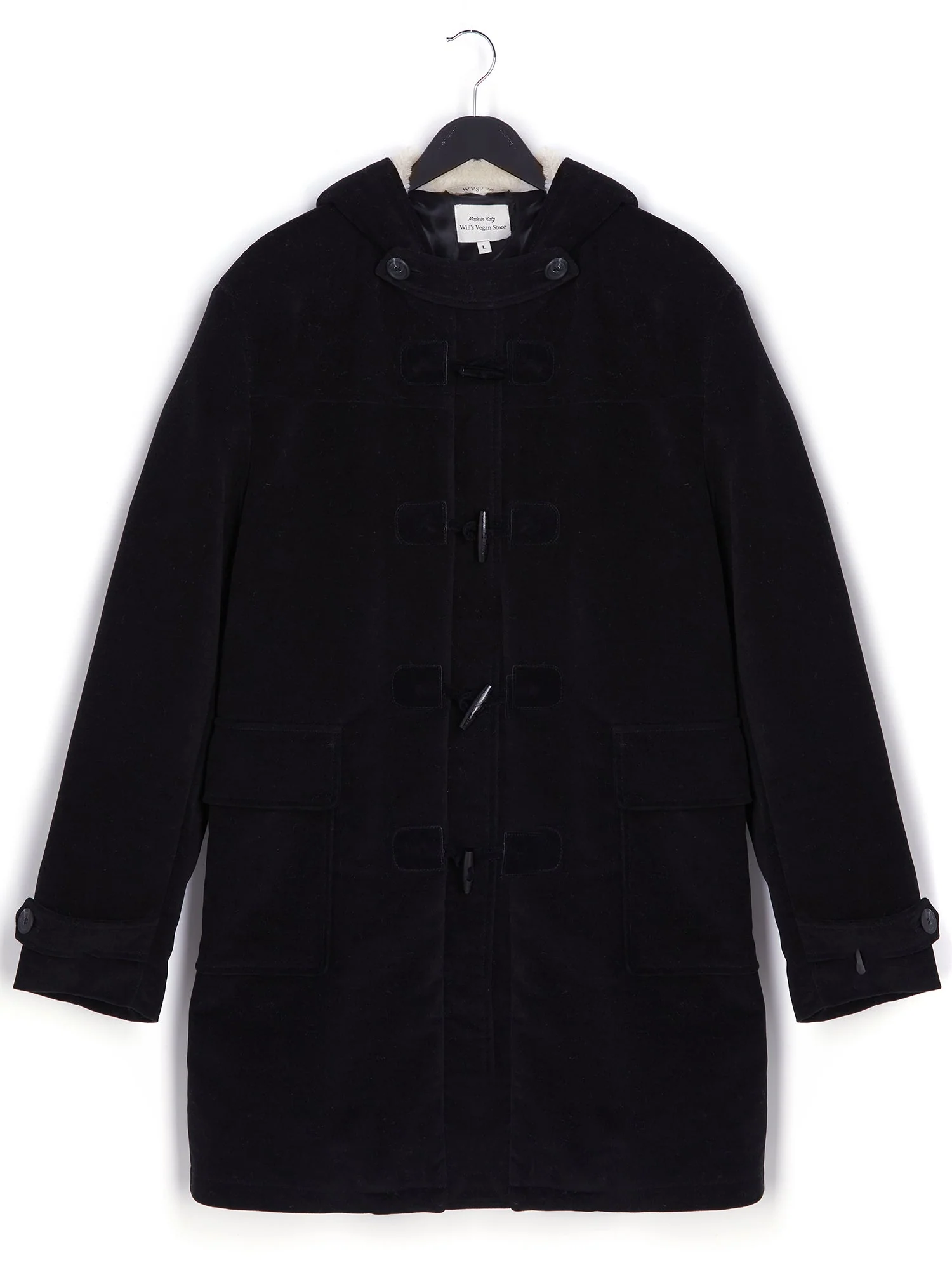 Vegan Wool Duffle Coat Femme - Image 6