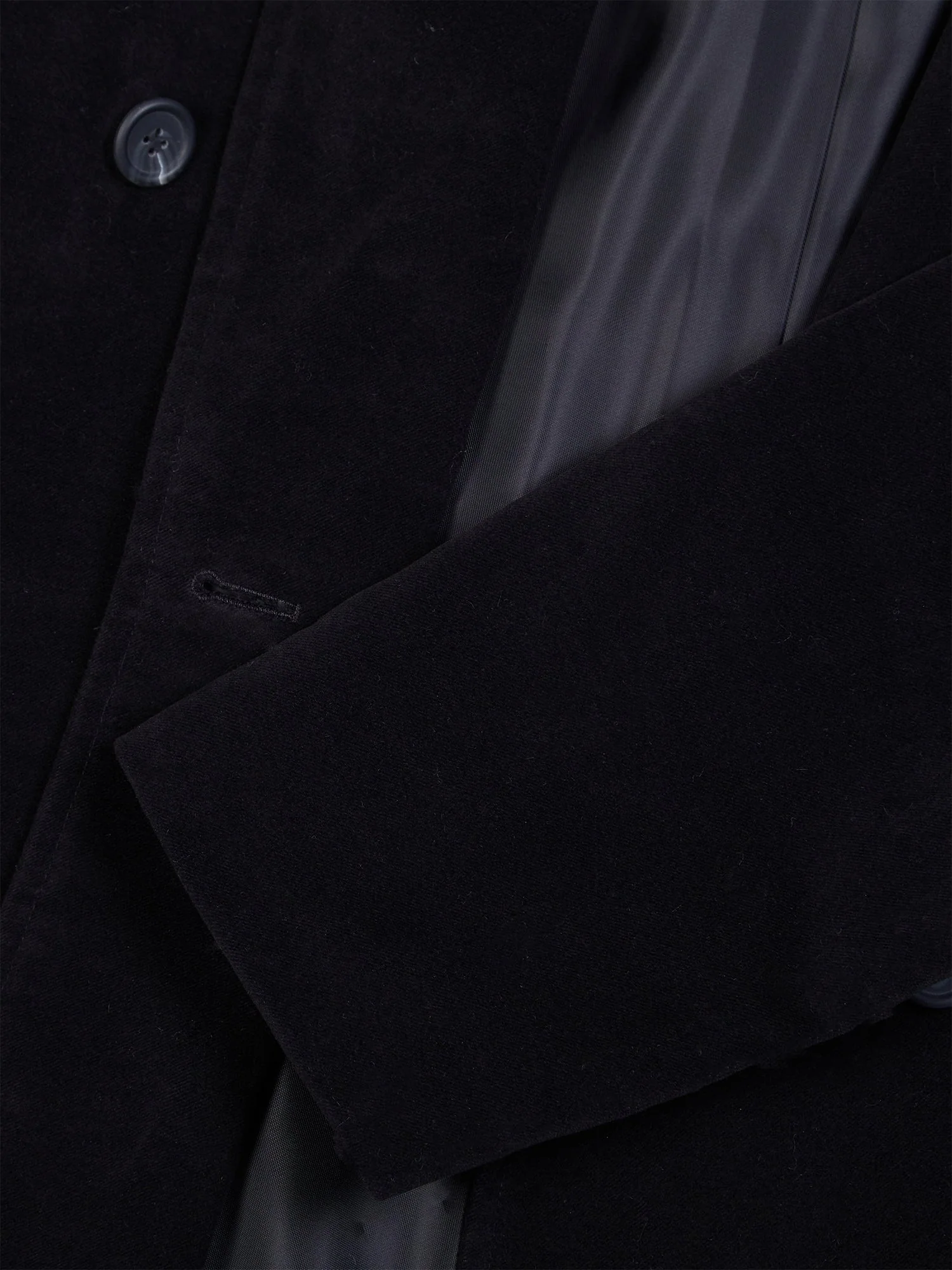 Double Breasted Vegan Wool Coat - Image 5
