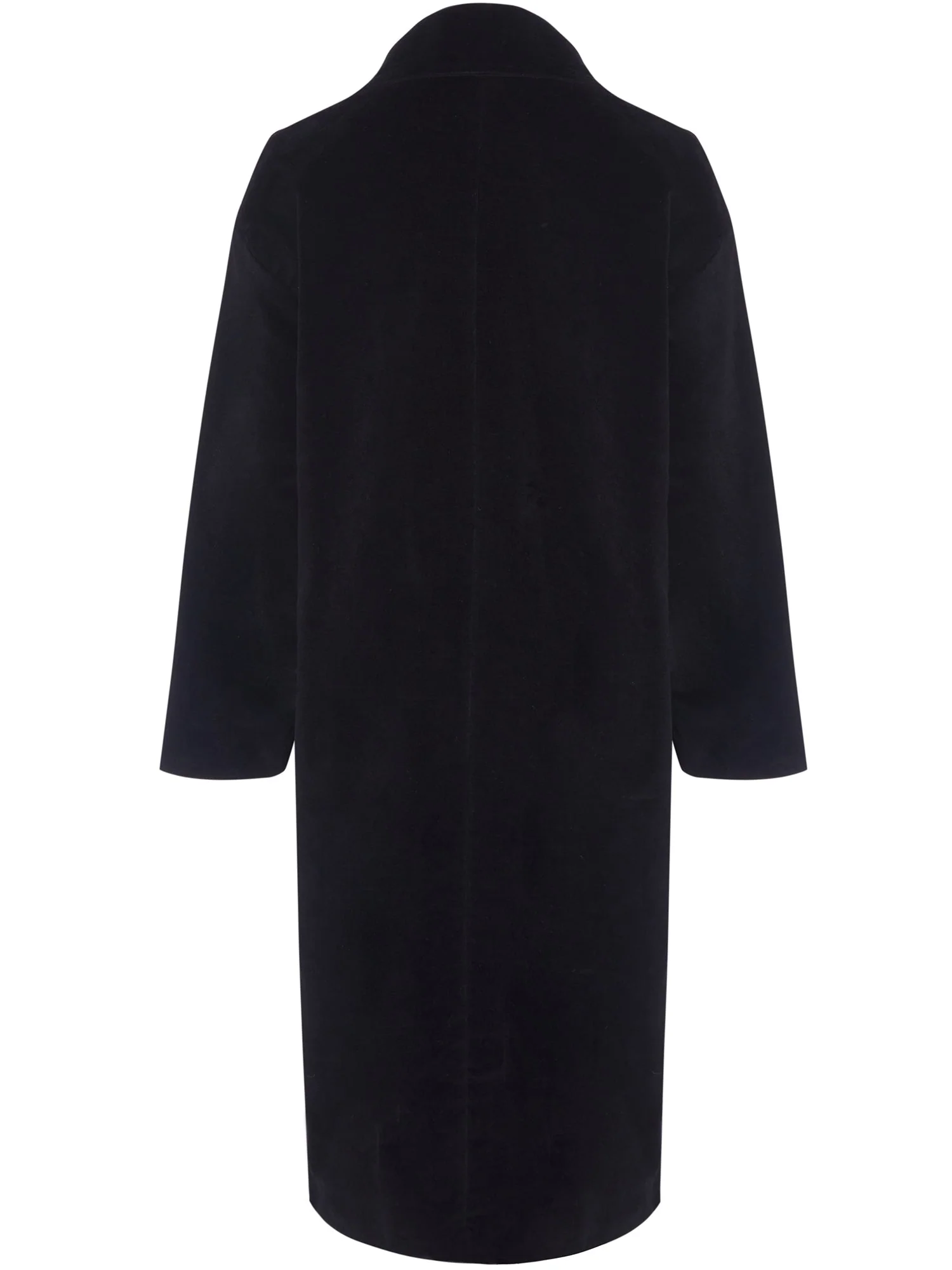 Double Breasted Vegan Wool Coat - Image 6