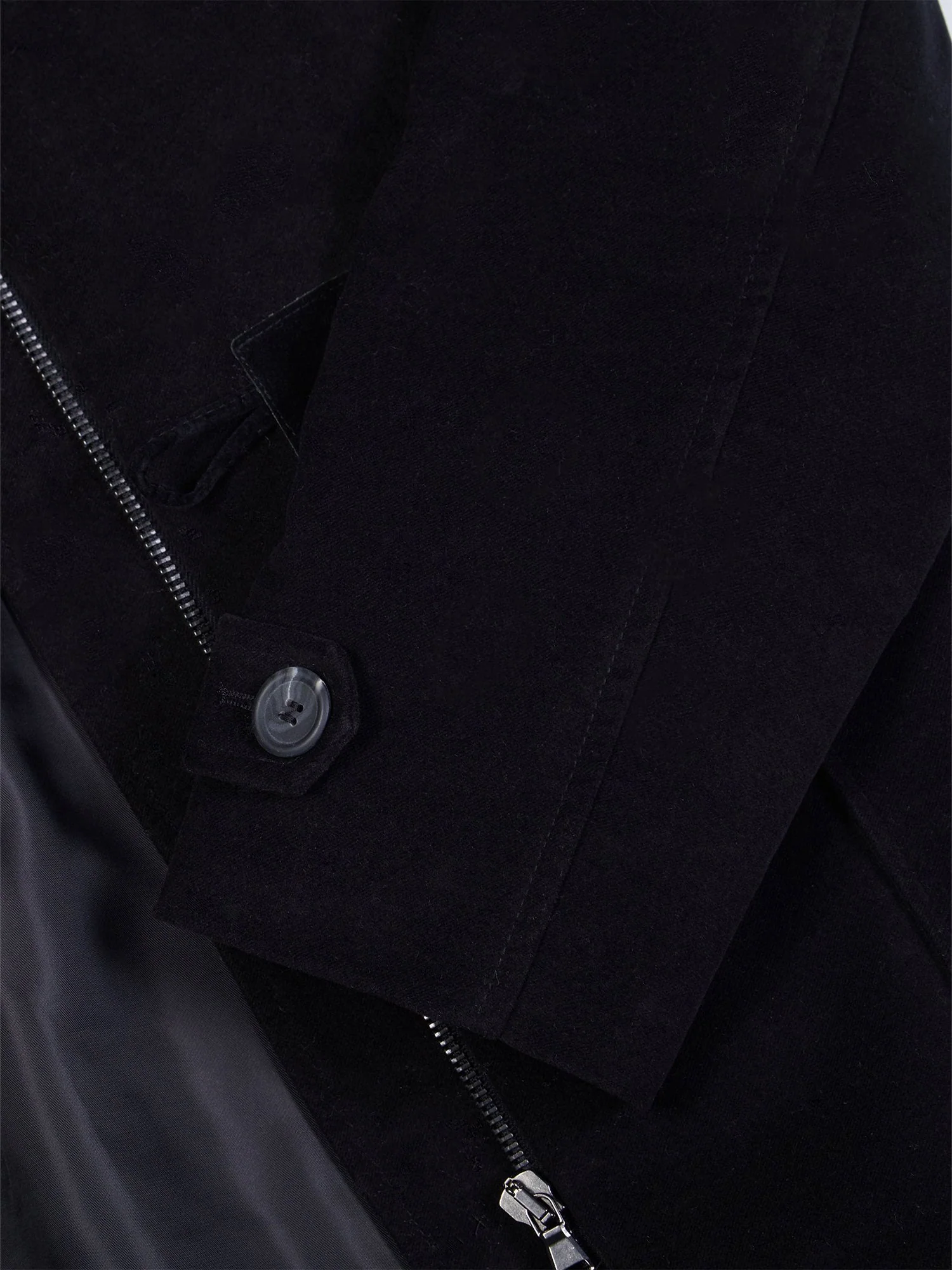 Vegan Wool Duffle Coat Homme - Image 4