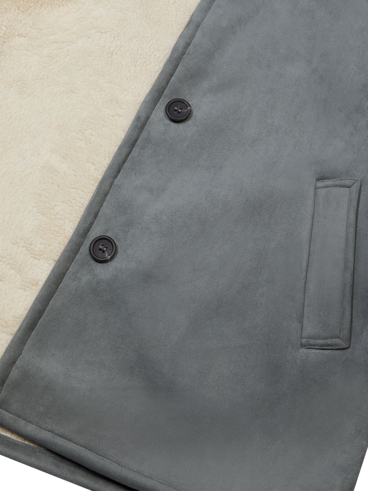 Manteau shearling vegan femme - Image 10