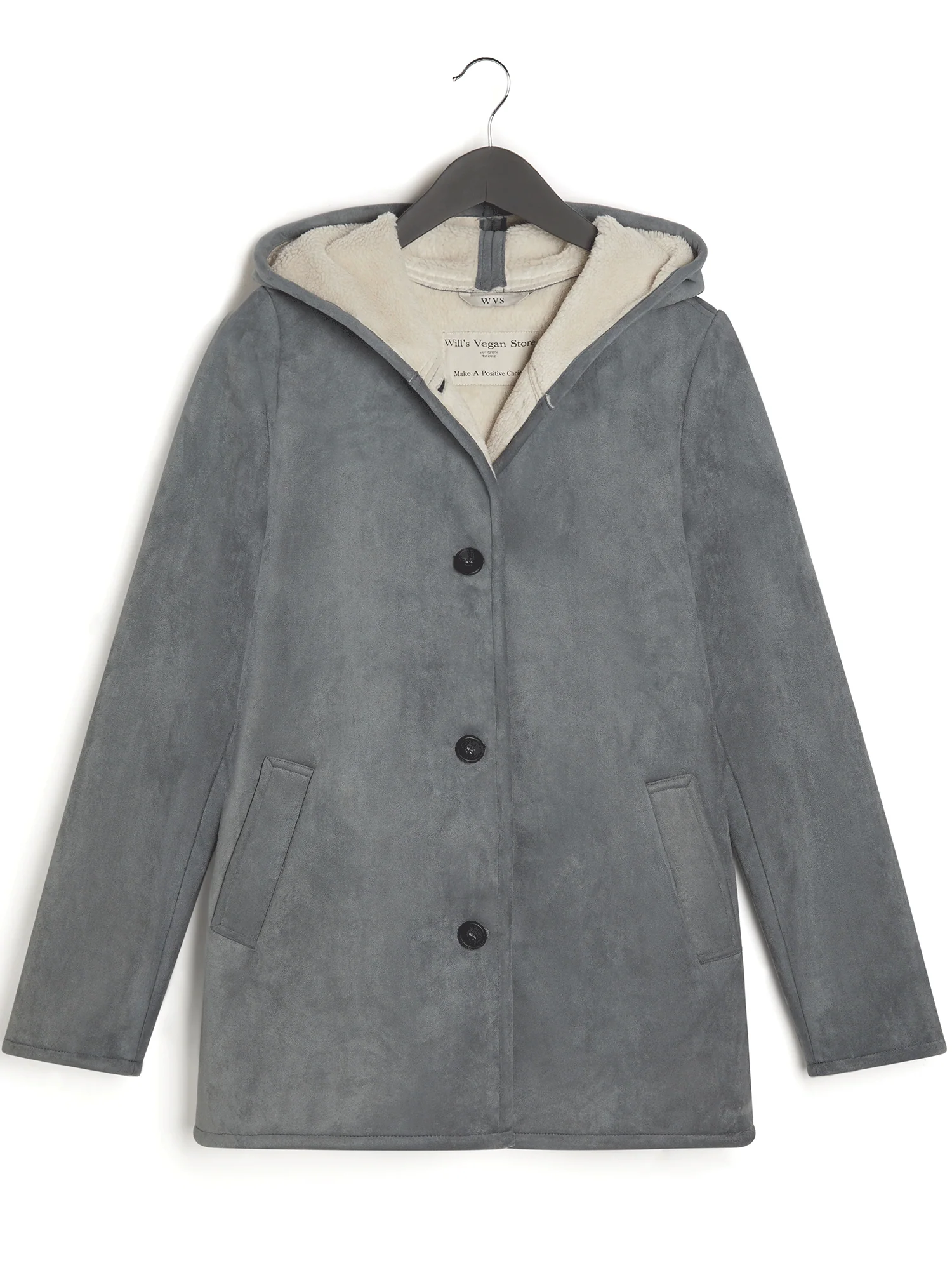 Manteau shearling vegan femme - Image 12