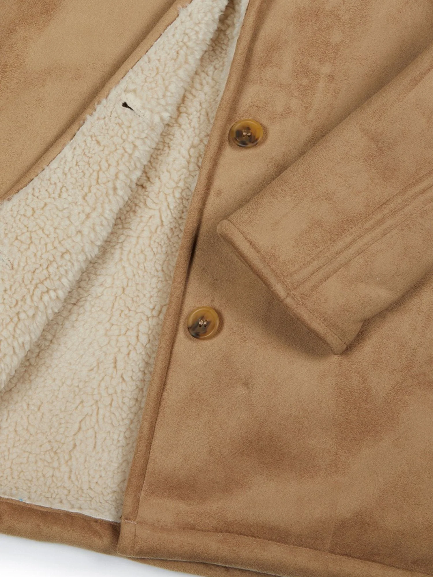 Manteau shearling vegan femme - Image 5
