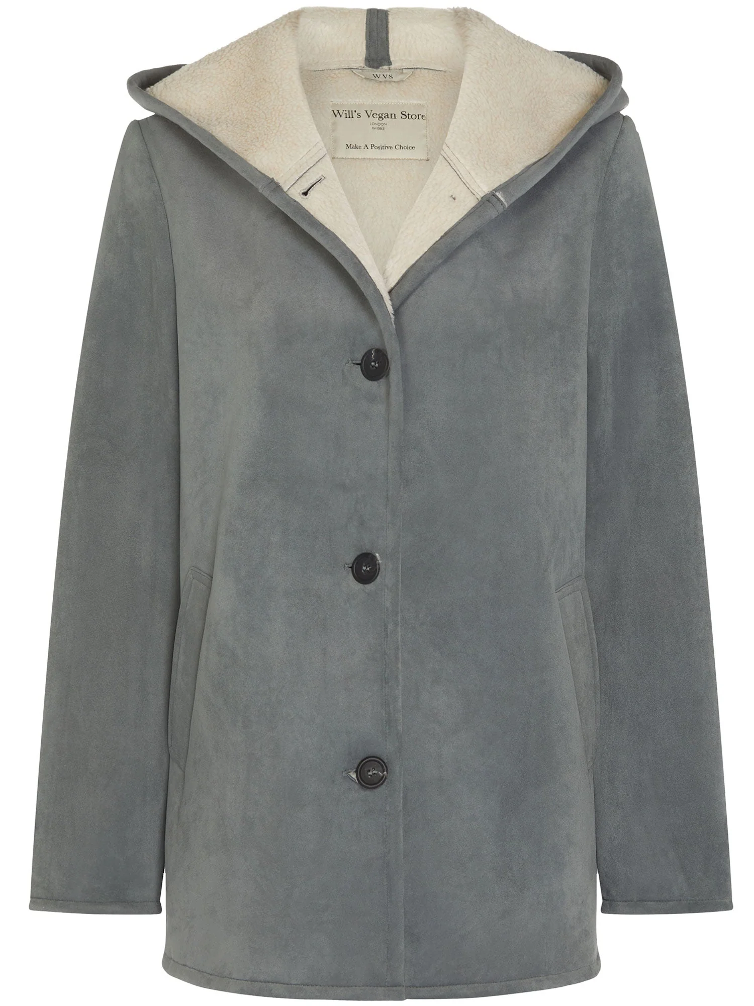 Manteau shearling vegan femme - Image 7