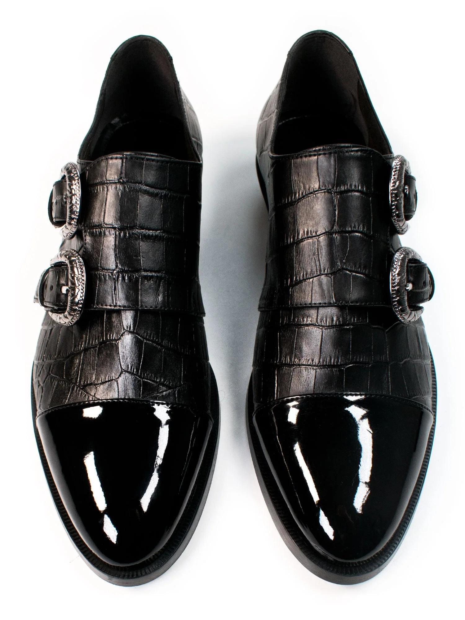 Mock Croc Monk Straps - Image 2