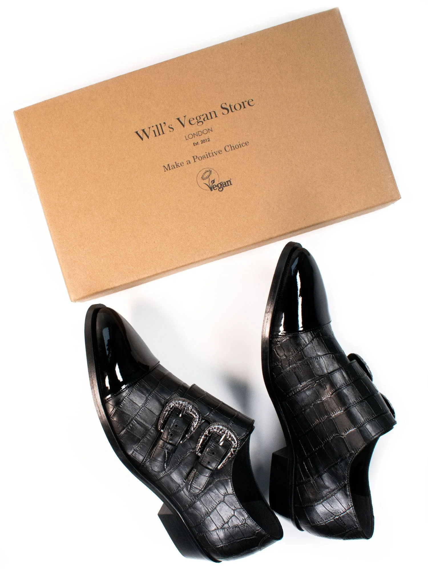 Mock Croc Monk Straps - Image 5