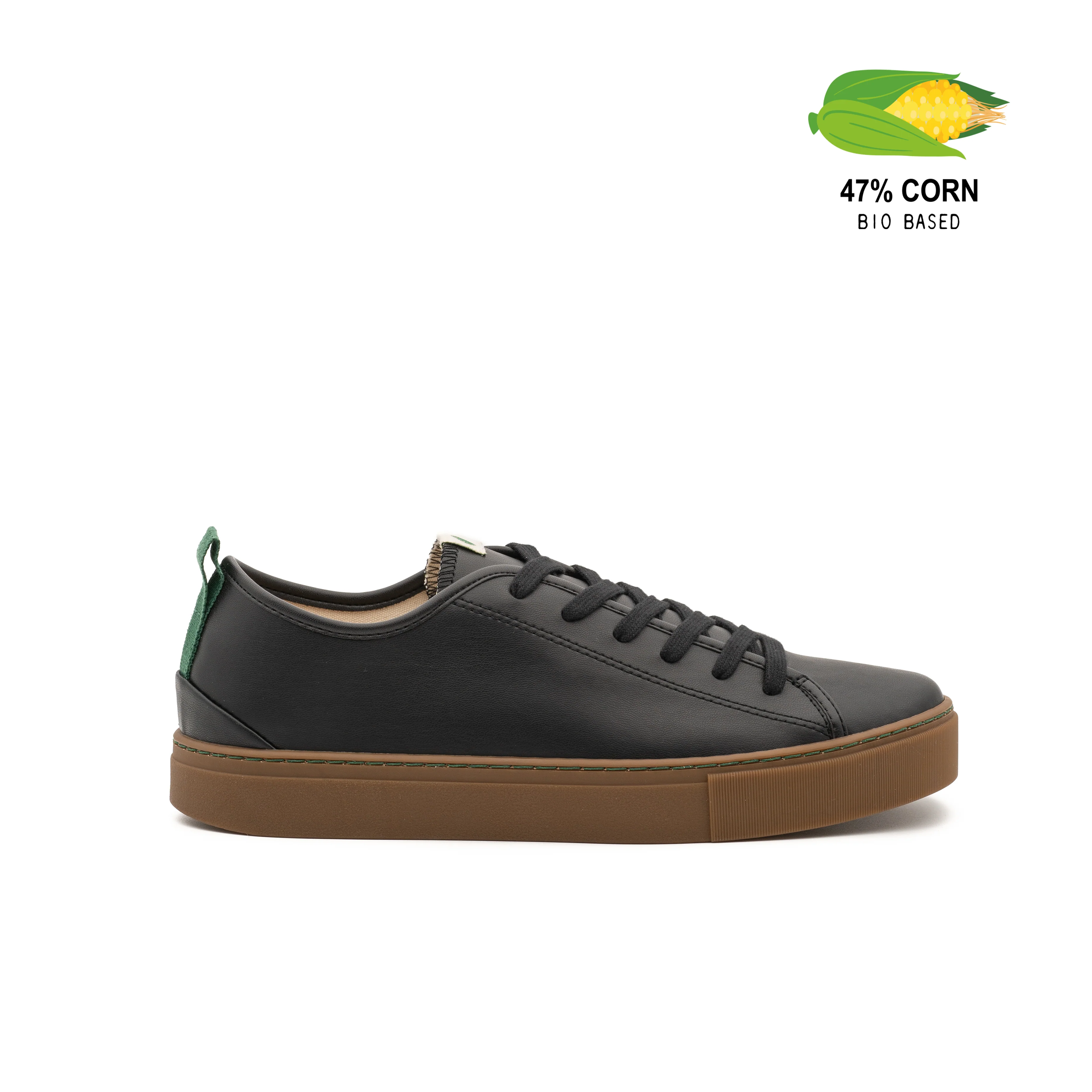 Nikola black & brown sole