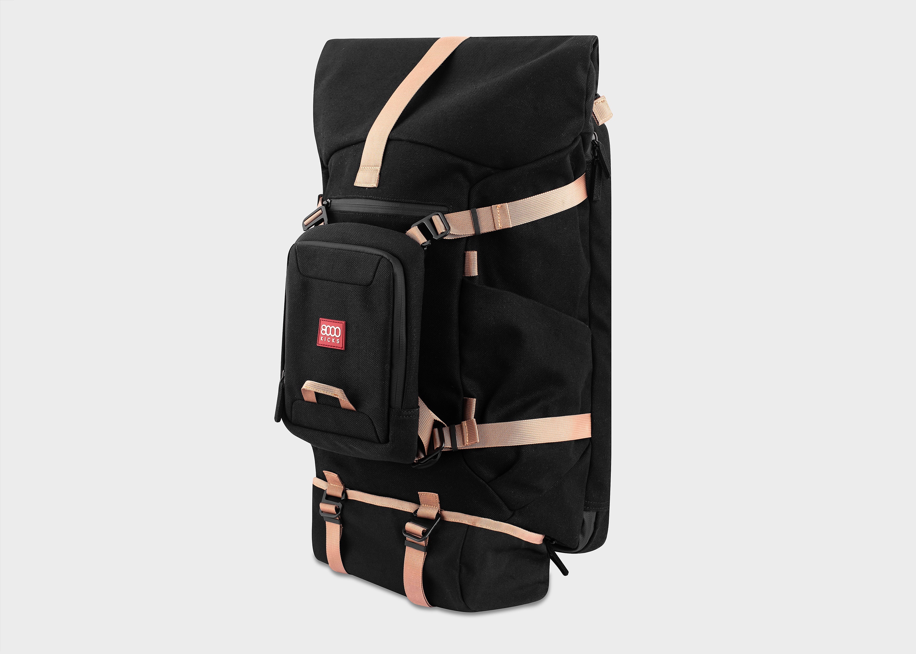 Nomad Sac à dos en Chanvre - Noir - Image 5