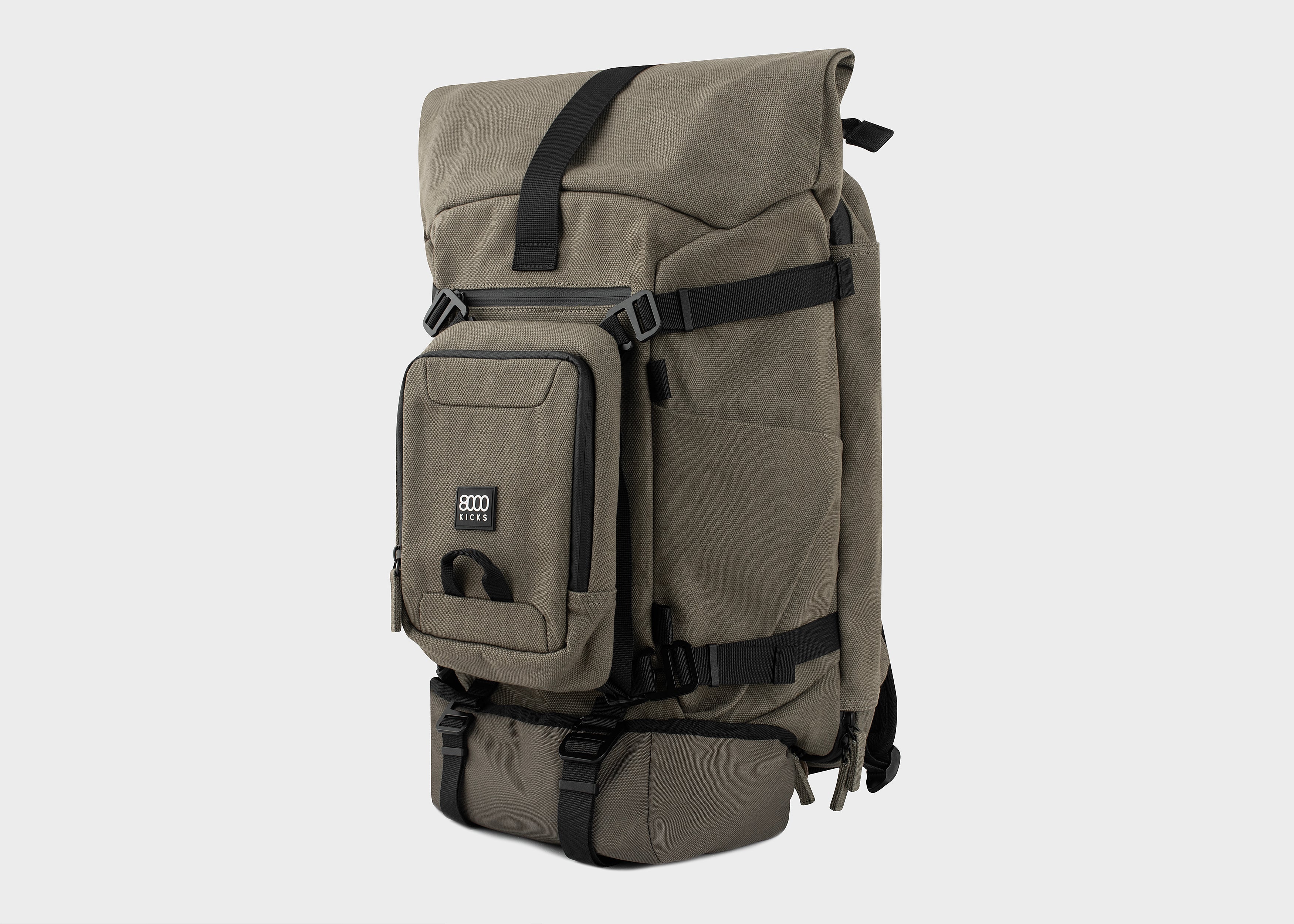 Nomad sac à dos en chanvre - Dark Green - Image 4