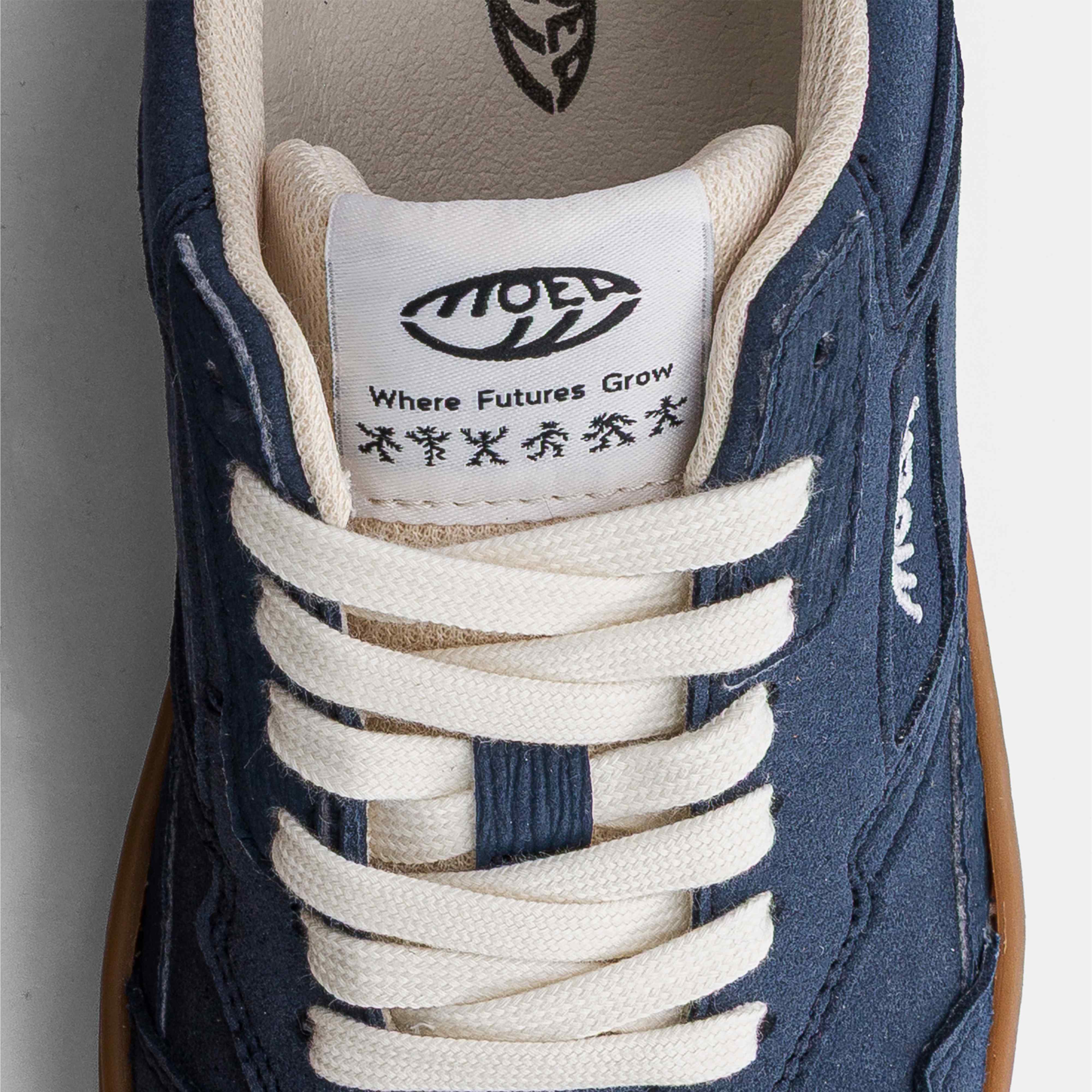 Origin - Full Blue Suede - Mushroom - Image 3