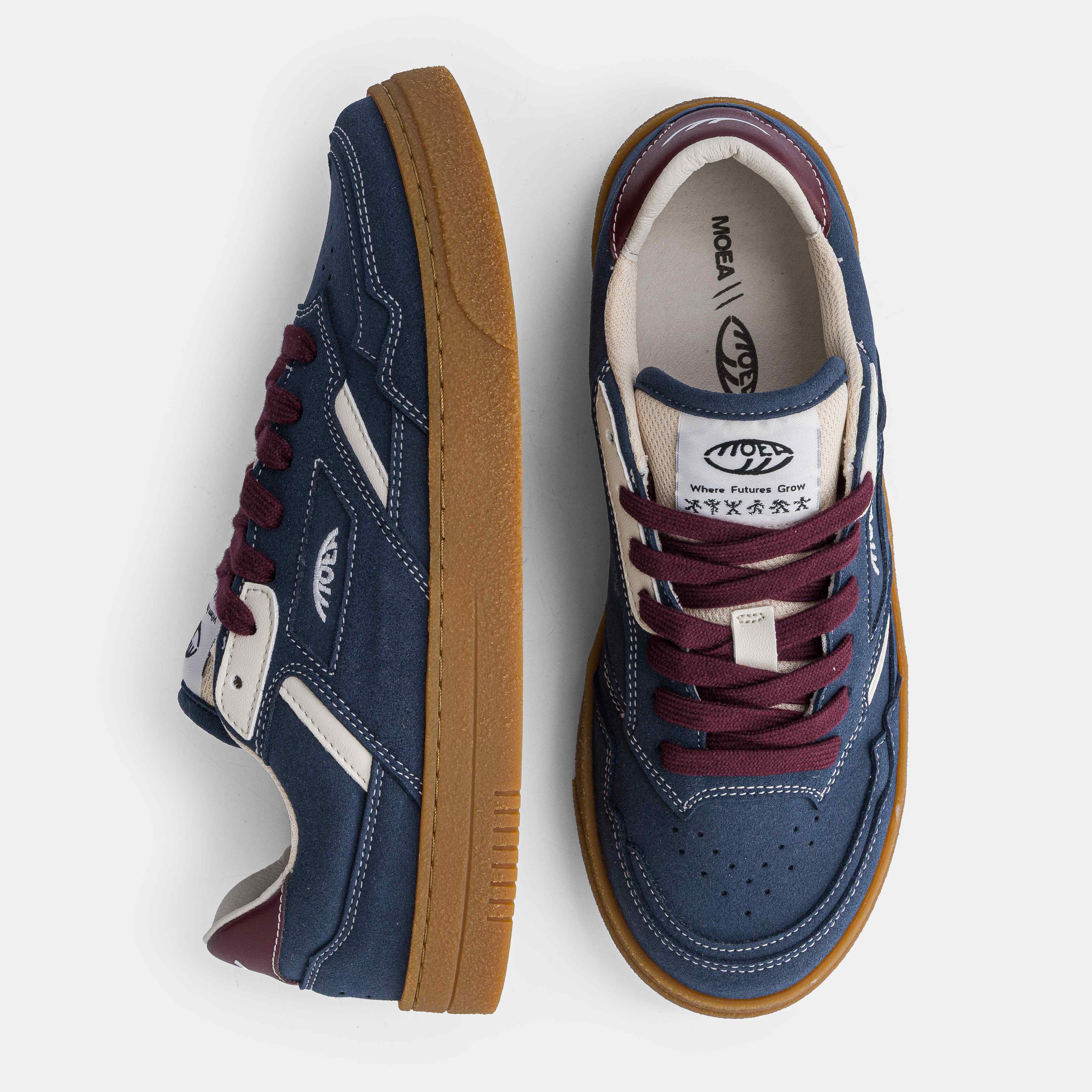 Origin Low - Night Suede & Beige - Grapes - Image 2