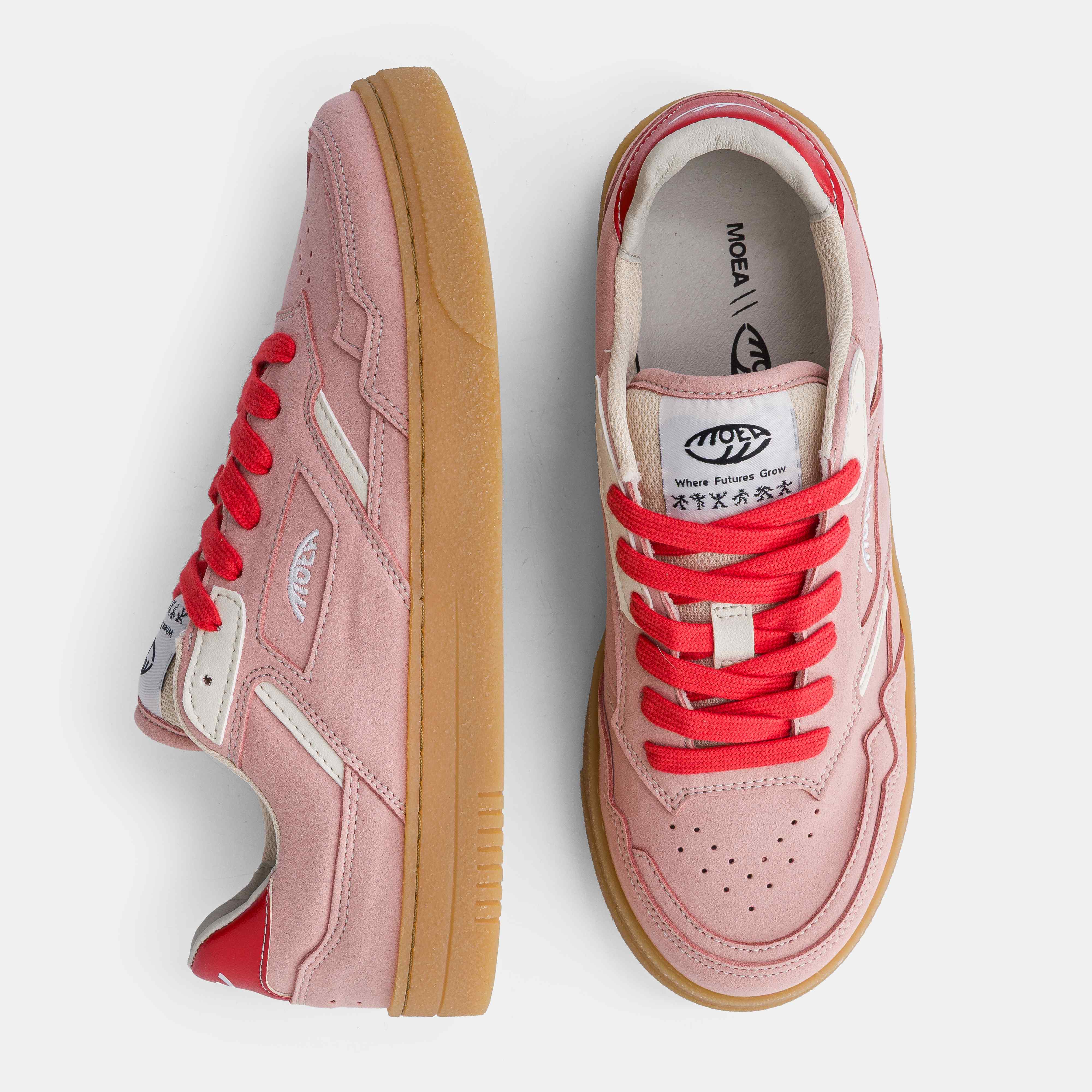 Origin Low - Pink Suede & Beige - Apple - Image 2