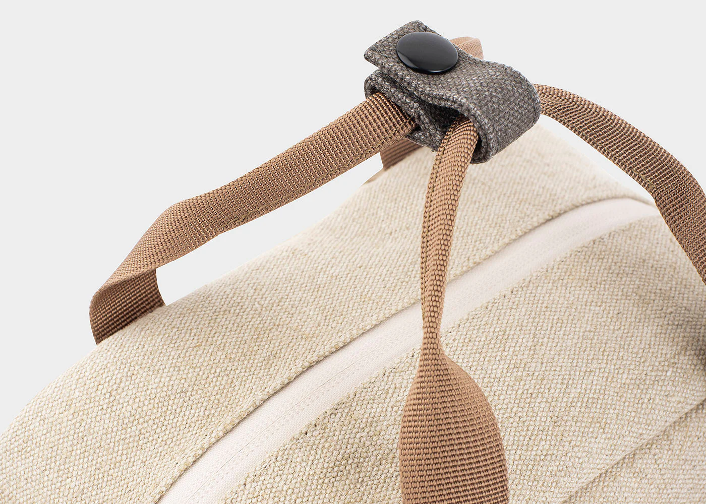 Petit sac à dos Chanvre - Beige and Green - Image 4