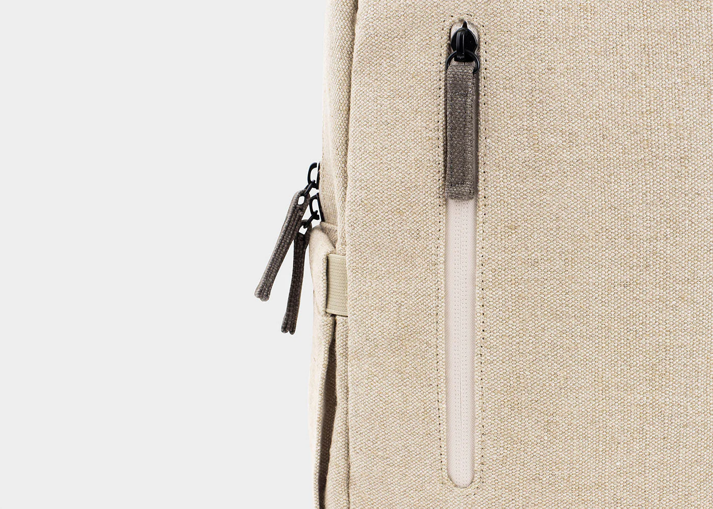 Petit sac à dos Chanvre - Beige and Green - Image 6