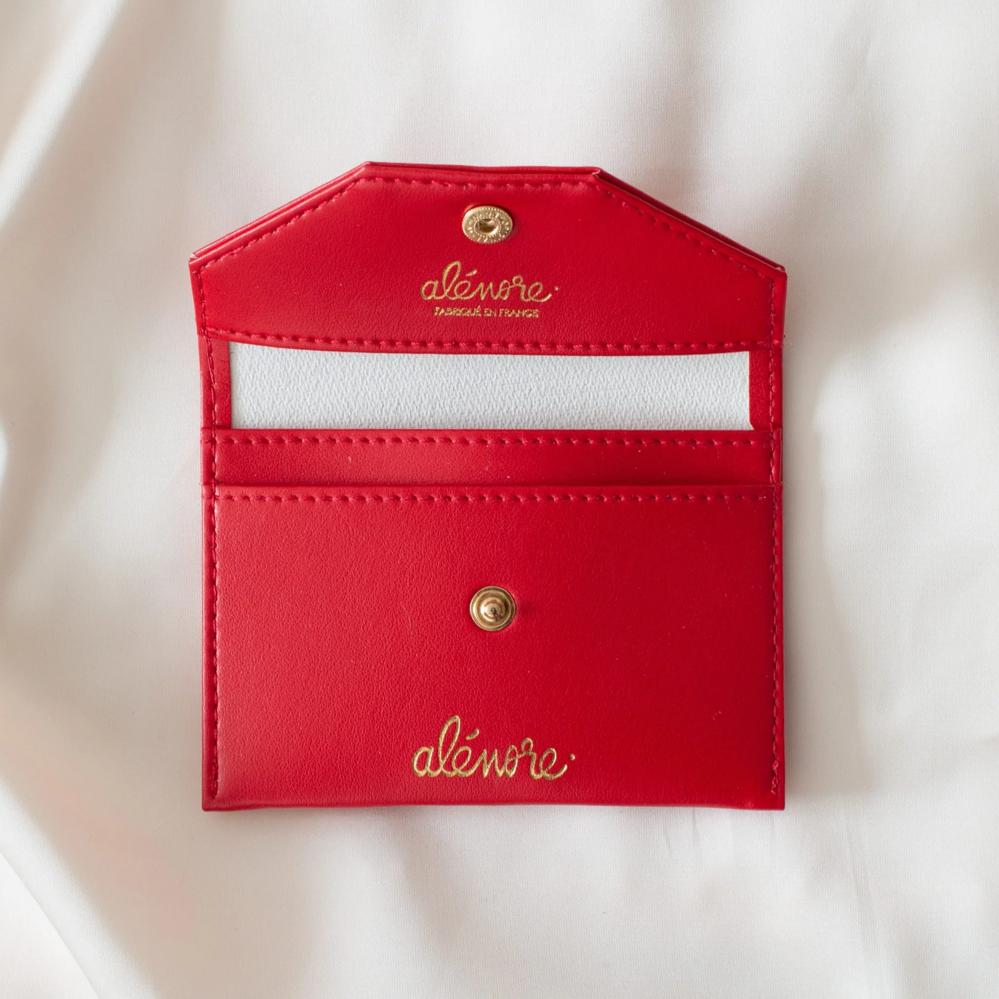 Porte-cartes Bouton d’or rouge - Image 3