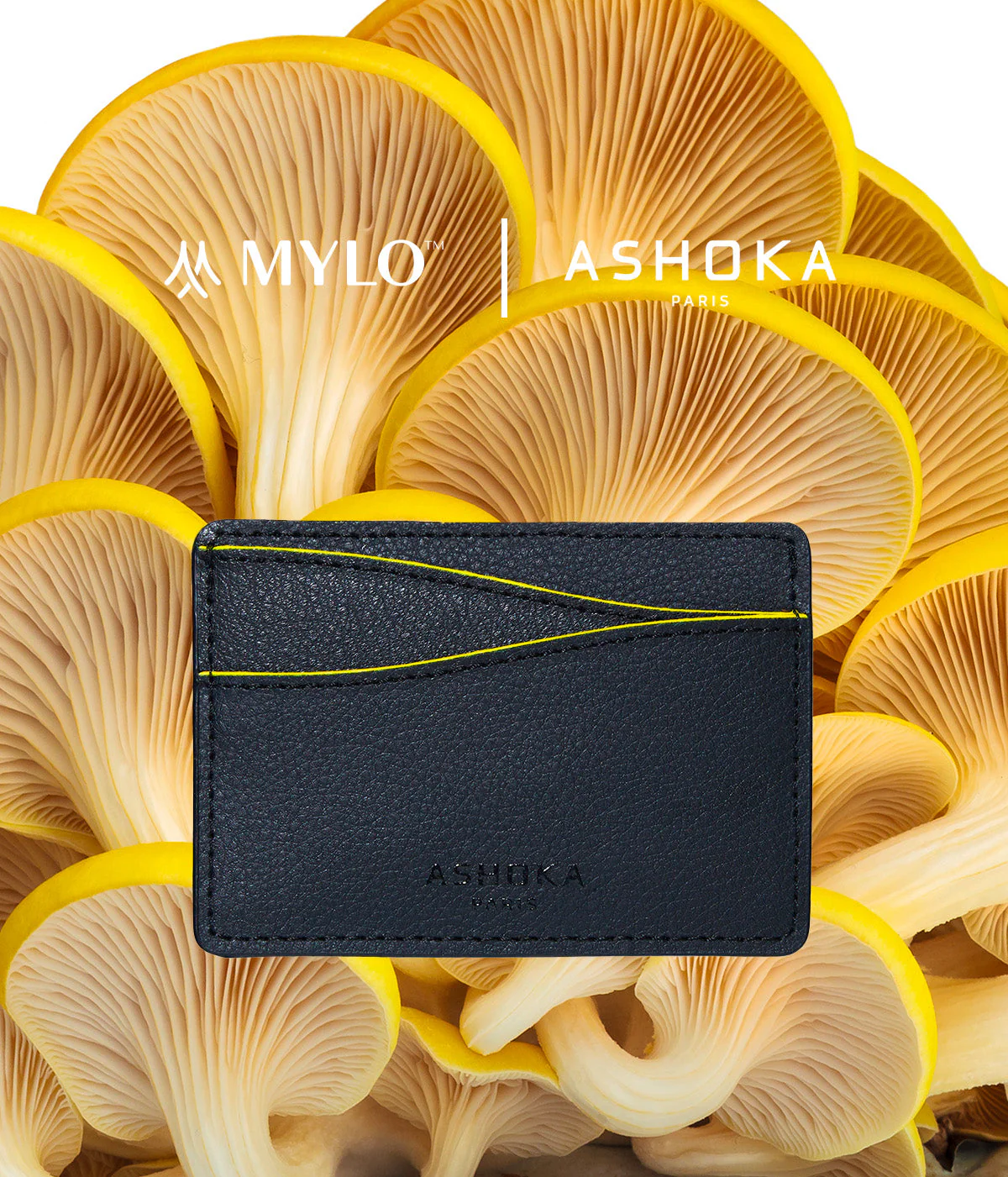 Porte-cartes en champignon Mylo™️ jaune - Image 2