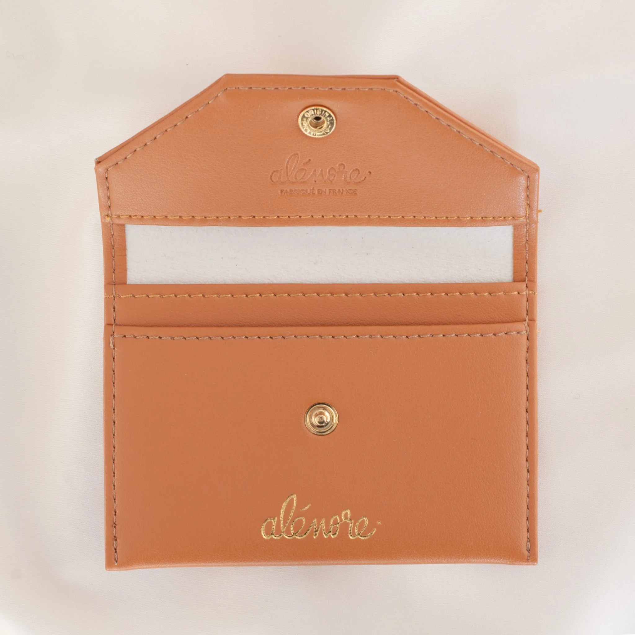 Porte-cartes Bouton d’or camel - Image 3