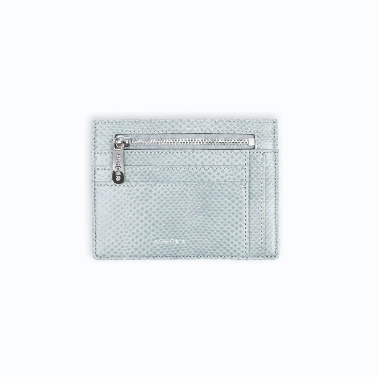 Porte-Cartes Zippé Uppeal™ Lézard Bleu Gris