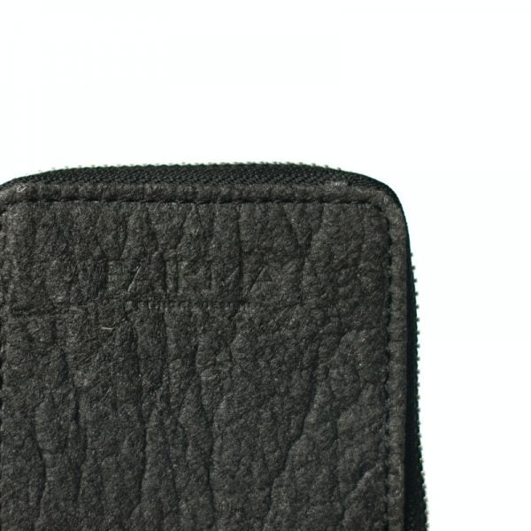 Porte-monnaie Piñatex Noir - Image 3