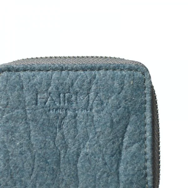 Porte-monnaie Piñatex Bleu - Image 3