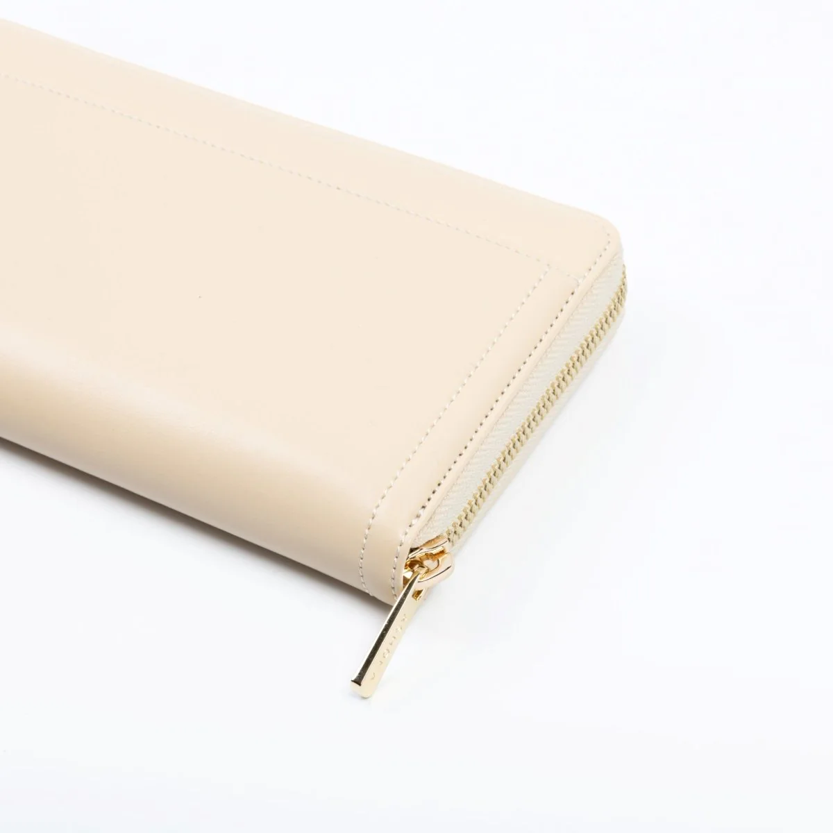 Portefeuille-Compagnon Couture Bambou Sable - Image 4