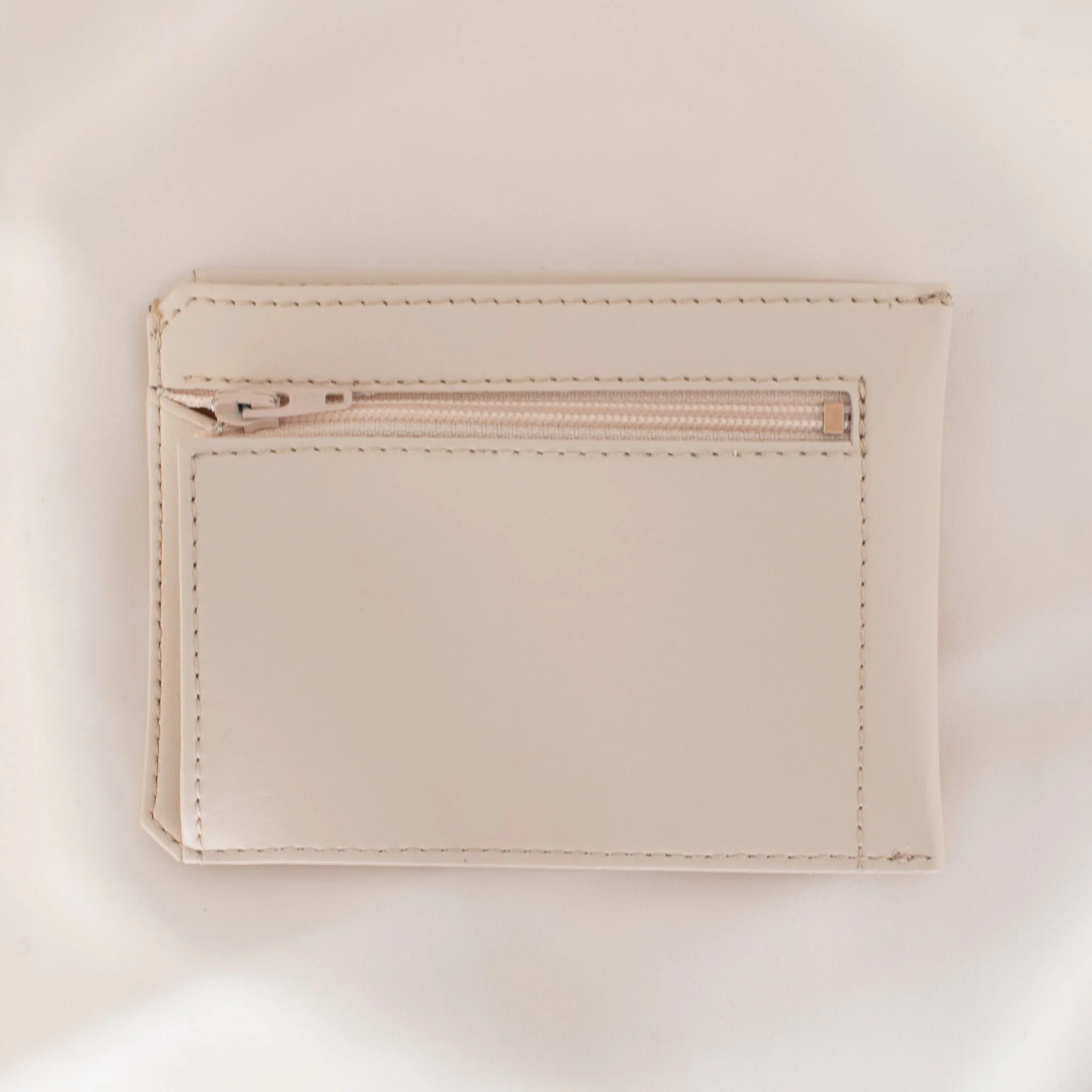 Portefeuille compact Jasmin nude - Image 3