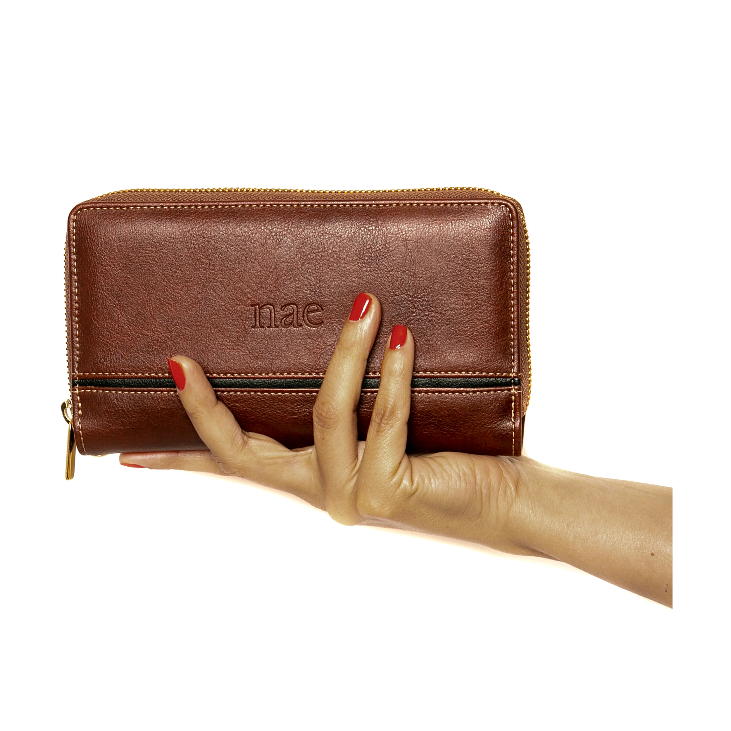 Portefeuille Mia marron - Image 2